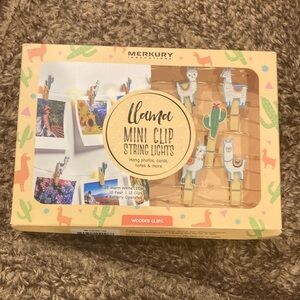 Merkury Llama Mini Clip String Lights